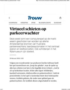 News article describing controversy about a new upcoming game called AmsterDoom, where the writer states that you can supposedly kill parking attendants in a virtual re-creation of Amsterdam