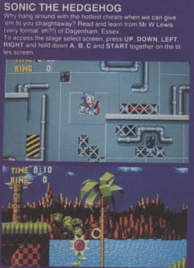 File:Sonic 1 MD level select code in CVG issue 118.jpg