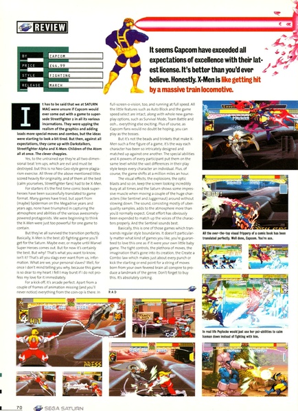 File:XMen COTA Saturn review Sega Saturn Magazine UK issue 5.pdf