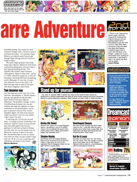 File:JJBA Capcom Dreamcast review in Dreamcast Magazine UK Paragon Publishing issue 7.pdf