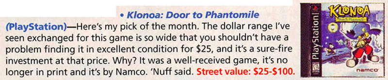 File:Klonoa Door to Phantomile snippet about secondhand prices in Tips & Tricks issue 81.png