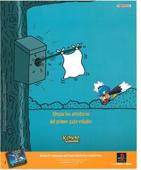 Klonoa Door to Phantomile Spanish print ad from PlayStation Magazine Spain issue 18.jpg