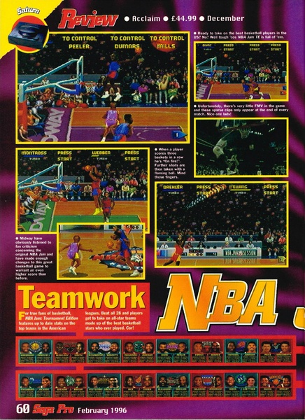 File:NBA Jam TE Saturn review SegaPro issue 54.pdf