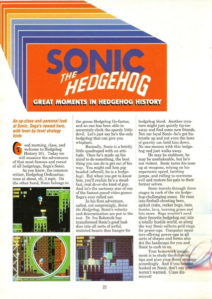 File:Sonic 1 MD feature in Sega Visions issue 5.pdf