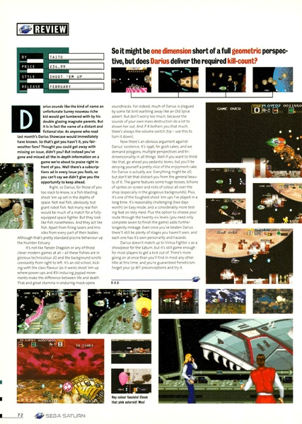 File:Darius Gaiden Saturn review Sega Saturn Magazine issue 5.pdf