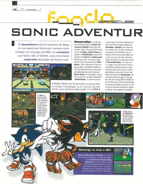 File:Sonic Adventure 2 Battle Spanish review in SuperJuegos issue 120.pdf