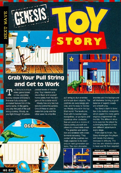 File:Toy Story Genesis preview in EGM issue 77.pdf