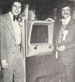 Close-in on Atari's booth with their game Gotcha. (1973)