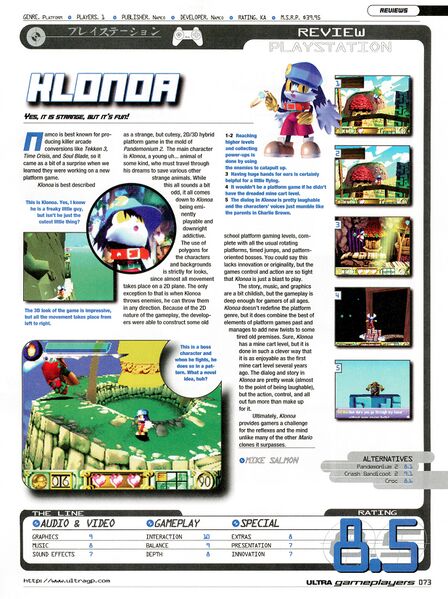 File:Klonoa Door to Phantomile review in Ultra Game Players issue 108.jpg