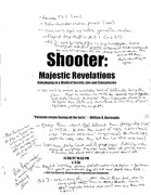 Design doc for Majestic Revolutions, with handwritten notes by Warren Spector (1997)