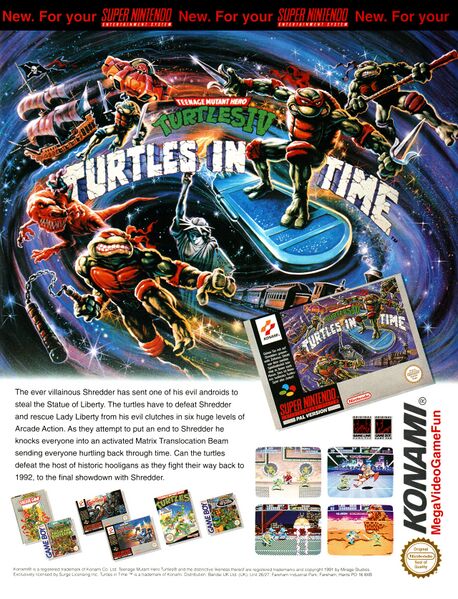 File:Turtles in Time SNES ad in Super Play issue 3.jpg