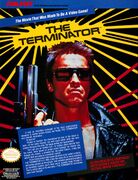 Front of a flyer advertising The Terminator.