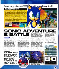 Sonic Adventure 2 Battle review in Cube UK issue 6.jpg