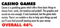 Casino Games short review Mean Machines Sega issue 1.png