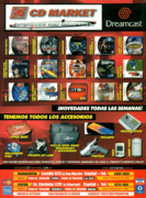 Spanish Dreamcast ad featuring JoJo's Bizarre Adventure in Next Level (June 2000)