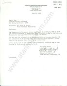 Letter about FCC submission for the home Pong unit. (1975)