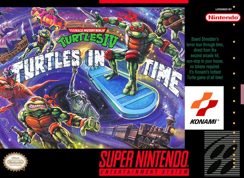 File:Turtles in Time SNES cover art USA.jpg