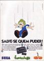 Brazilian magazine ad for Master System version (1993)