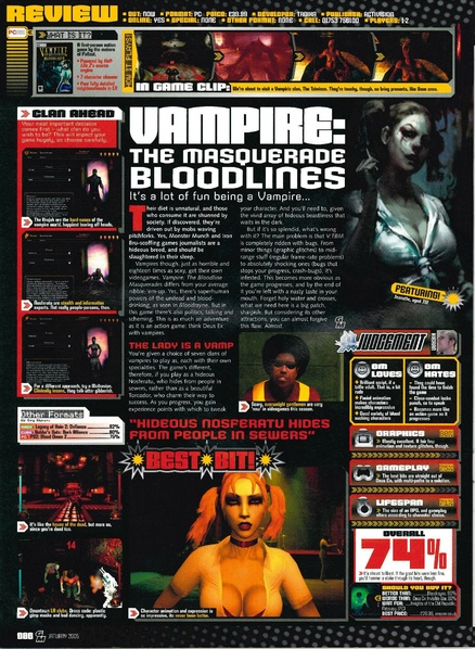 File:2005-01 GamesMaster (UK) 155 - p82 - Bloodlines review.pdf