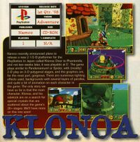 Klonoa Door to Phantomile preview in EGM issue 98.jpg