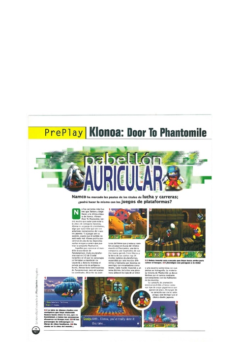 File:Klonoa Door to Phantomile Spanish preview in PlayStation Magazine Spain issue 17.pdf