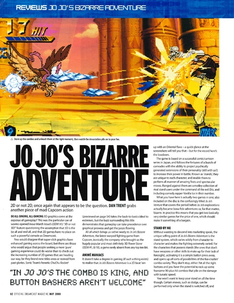 File:JJBA Capcom Dreamcast review in Official Dreamcast Magazine issue 7.pdf