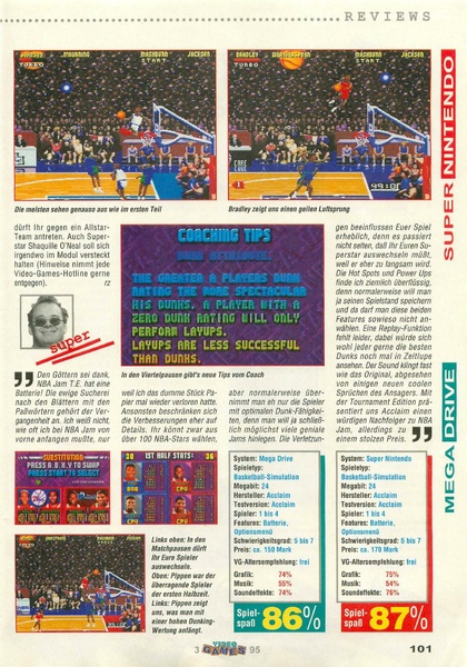 File:NBA Jam TE German review of SNES and Mega Drive conversions in Video Games March 1995.pdf