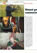 Article from CTW Benelux (may 2000) about violence in commercial video games. Information about the impact of the parking attendant controversy on sales from Davilex.