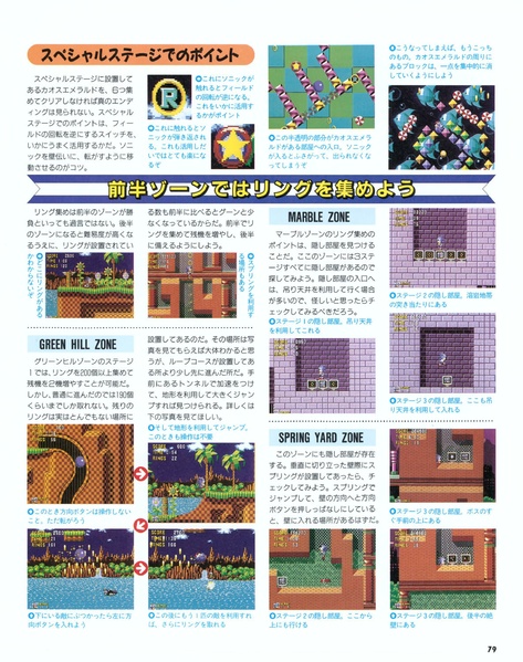 File:Sonic 1 MD Japanese guide in Mega Drive Fan September 1991.pdf