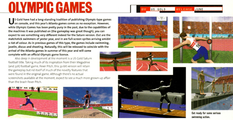 File:Olympic Games preview Sega Saturn Magazine issue 5.png
