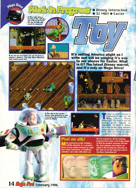 File:Toy Story Genesis preview SegaPro issue 54.pdf