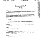 Underworld III internal pitch document (pre-1994)