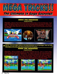 Sonic 1 MD codes and tricks in Mega Play issue 5.pdf