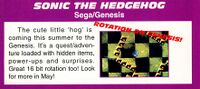 Sonic 1 MD preview blurb in EGM issue 21.jpg