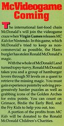 MC Kids NES announcement in Game Player's Strategy Guide to Nintendo Games volume 4 issue 9.jpg