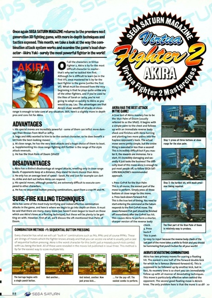 File:Virtua Fighter 2 Saturn Akira tips Sega Saturn Magazine issue 5.pdf