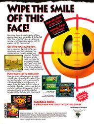 MIDI Maze aka FaceBall 2000 GB and SNES ad in EGM issue 39.jpg