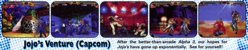 File:JJBA Capcom PS1 preview blurb in GameFan April 1999.png
