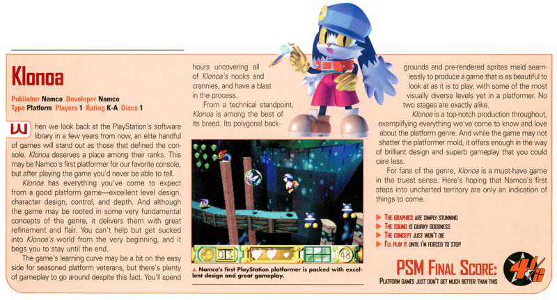 File:Klonoa Door to Phantomile review in PSM issue 7.png
