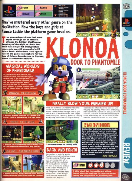 File:Klonoa Door to Phantomile review in CVG issue 198.jpg
