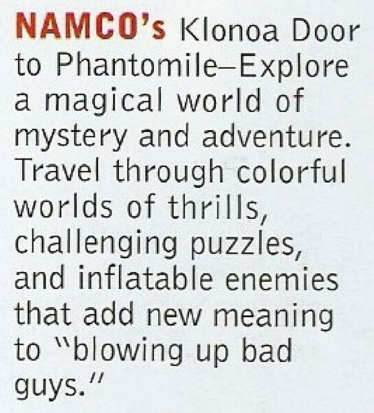 File:Klonoa Door to Phantomile advertising directory listing in Nickelodeon Magazine issue 39.jpg