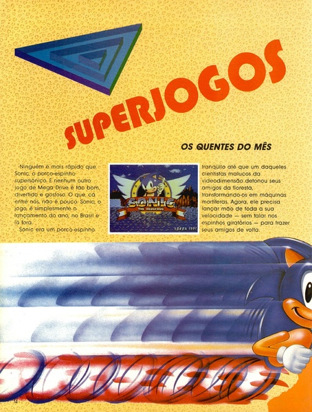 File:Sonic 1 MD Portuguese preview in Supergame issue 1.pdf