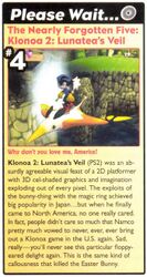 Klonoa 2 Lunatea's Veil sidebar in Code Vault September 2003.jpg