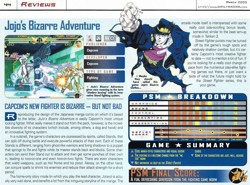 File:JJBA Capcom PS1 review in PSM issue 31.jpg