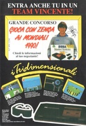 Italian print ad featuring Casino Games in Guida Video Giochi (January 1990)