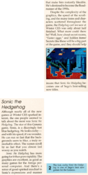 Sonic 1 MD preview in Game Players issue 22.png