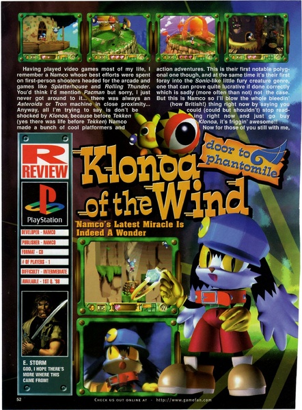 File:Klonoa Door to Phantomile review in GameFan volume 6 issue 2.pdf