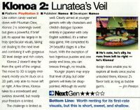 Klonoa 2 Lunatea's Veil review in NextGen issue 81.jpg