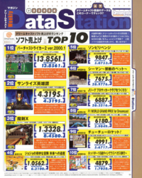 SoftBank Japanese Dreamcast charts in Dreamcast Magazine 1999-40.png