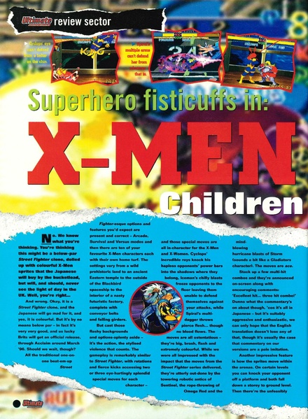 File:XMen COTA Saturn review Ultimate Future Games issue 15.pdf